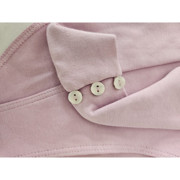 Zara Lavender Halter Bodysuit Size S Convertable Cotton Deep V Stretch NWT - Picture 4 of 9